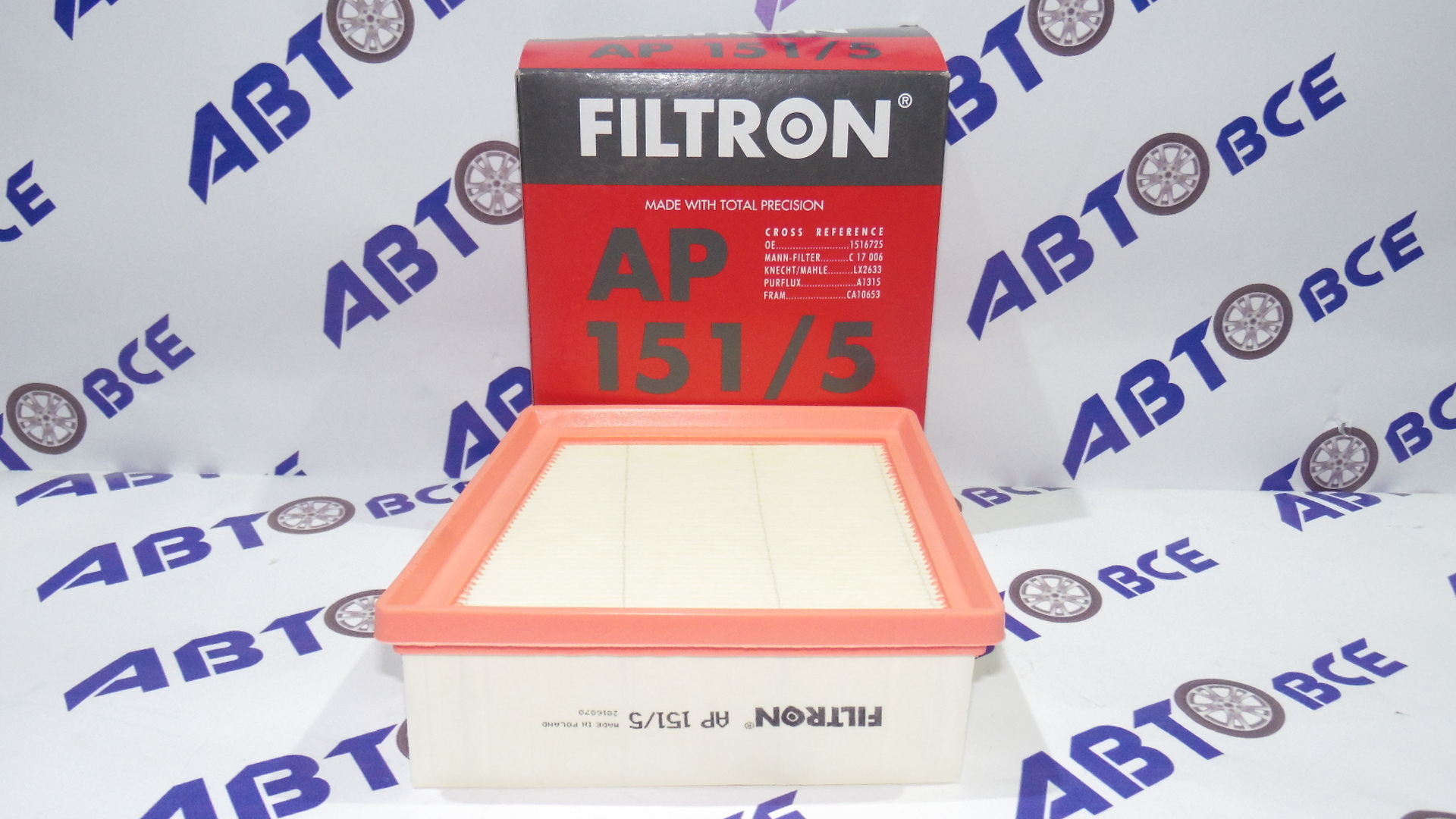 Фильтр воздушный AP1515 FILTRON